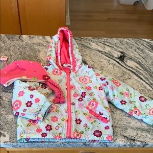 🌸Hanna Andersson fleece windbreaker & hat